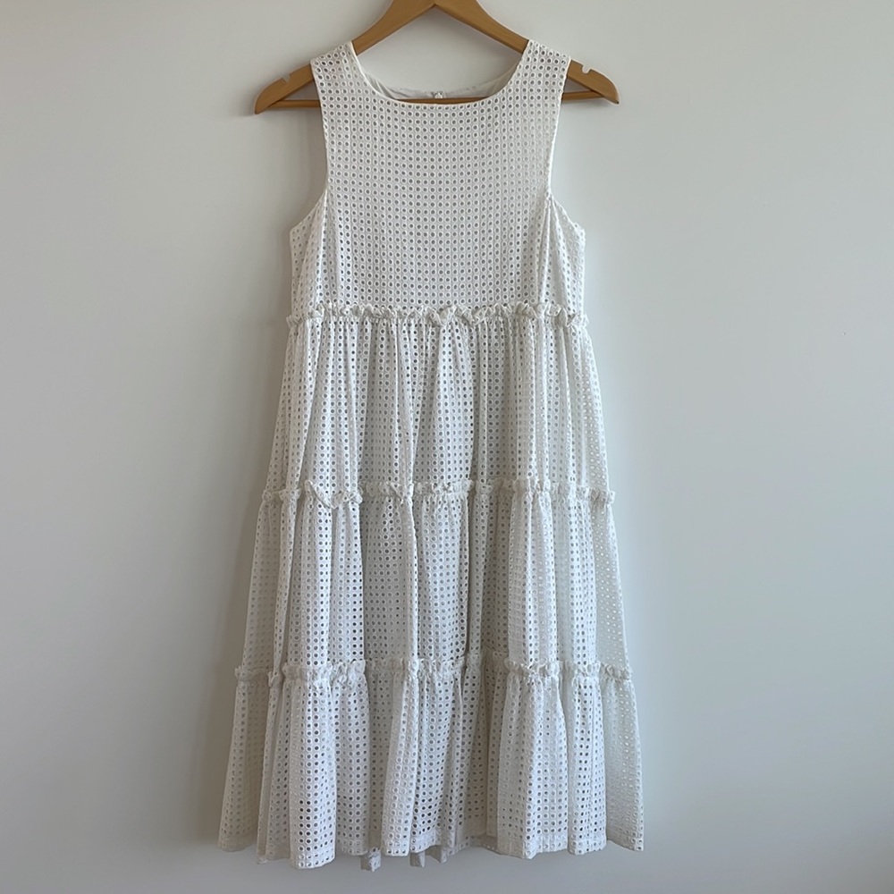 NWOT See By Chloe Eyelet Midi Dress Size 4